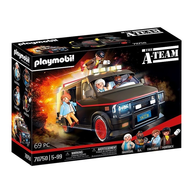 PLAYMOBIL® Agence tous risques (A-Team) 70750 - Le Fourgon de l'Agence tous risques PLAYMOBIL® Agence tous risques (A-Team) 70750 - Le Fourgon de l'Agence tous risques