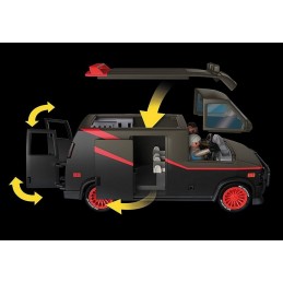 PLAYMOBIL® Agence tous risques (A-Team) 70750 - Le Fourgon de l'Agence tous risques