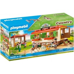 PLAYMOBIL® Country - 70510 - Box de poneys et roulotte