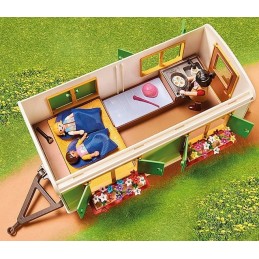 PLAYMOBIL® Country - 70510 - Box de poneys et roulotte