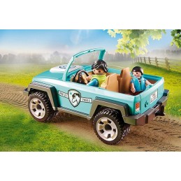 PLAYMOBIL® Country - 70511 - Voiture et van pour poney