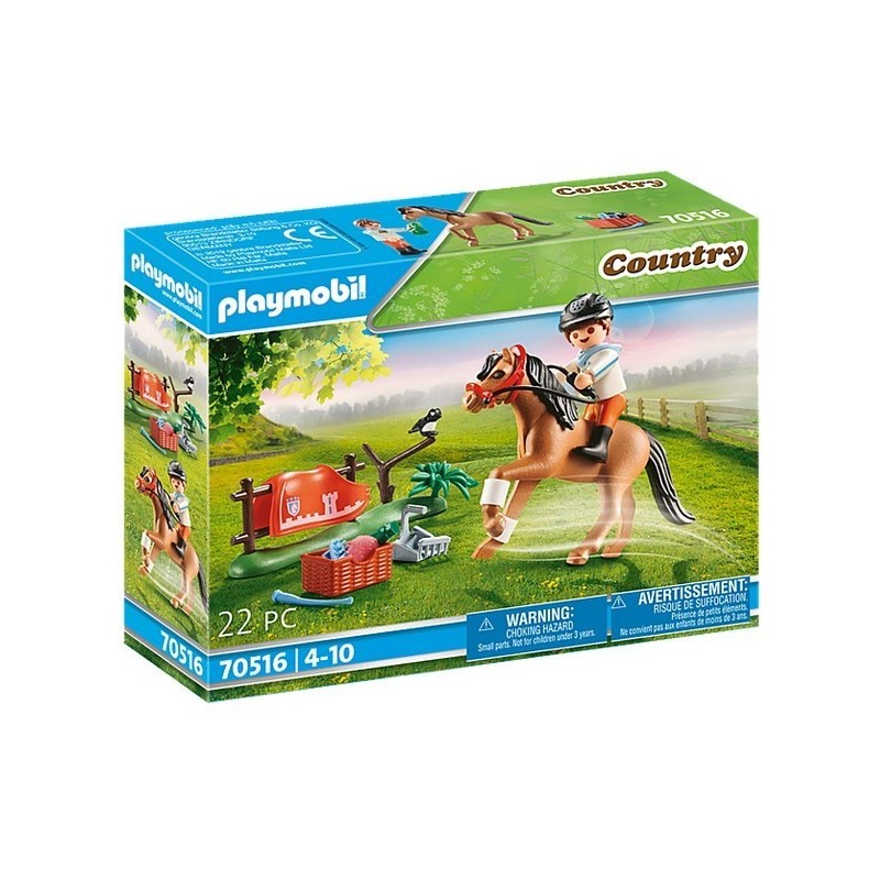 PLAYMOBIL® Country - 70516 - Cavalier et poney Connemara