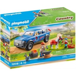 PLAYMOBIL® Country - 70518 - Maréchal-ferrant et véhicule