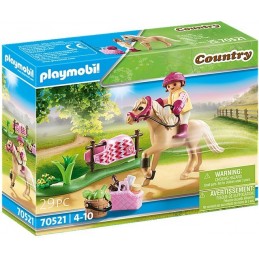 PLAYMOBIL® Country - 70521 - Cavalière avec poney beige