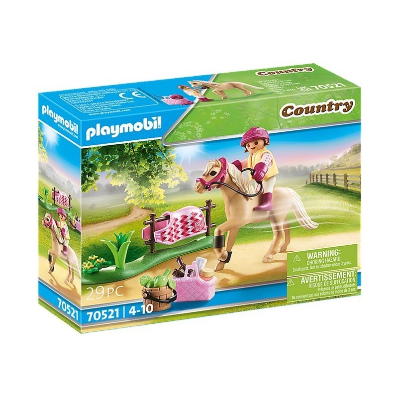 PLAYMOBIL® Country - 70521 - Cavalière avec poney beige