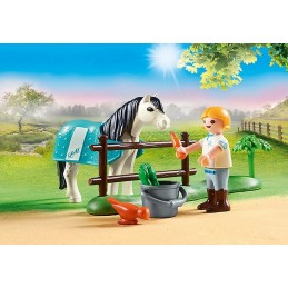 PLAYMOBIL® Country - 70522 - Cavalière avec poney gris