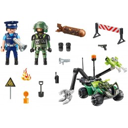 PLAYMOBIL® City Action - 70817 - Starter Pack Policier et démineur