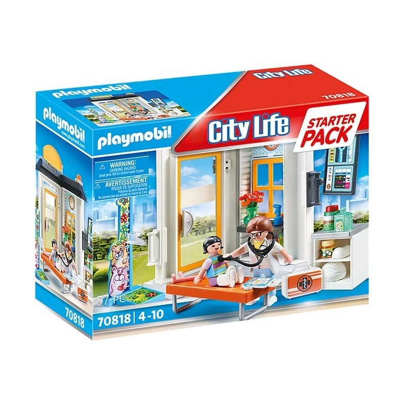 PLAYMOBIL® City Life - 70818 - Starter Pack Cabinet de pédiatre