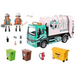 PLAYMOBIL® City Life® - 70885 - Camion poubelle avec effet lumineux