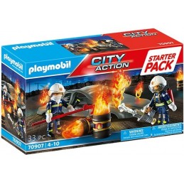 PLAYMOBIL® City Action - 70907 - Starter Pack Pompiers et incendie