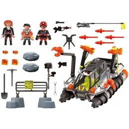 PLAYMOBIL® Dino Rise - 70927 - Navette de démolition de la Comet Corp.