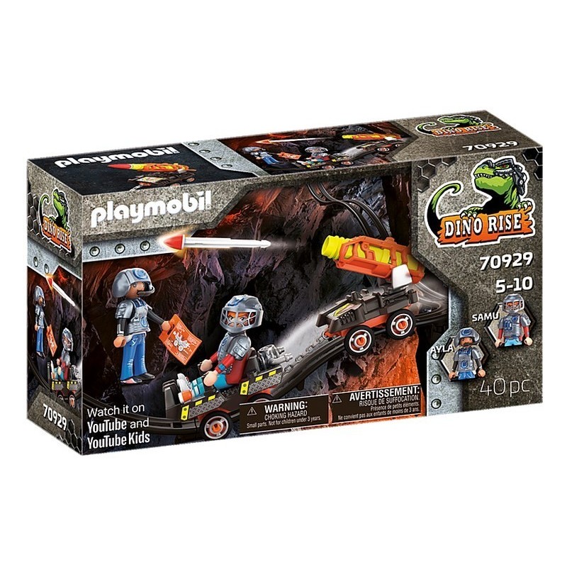 PLAYMOBIL® Dino Rise - 70929 - Véhicule de tir pour Dino Mine