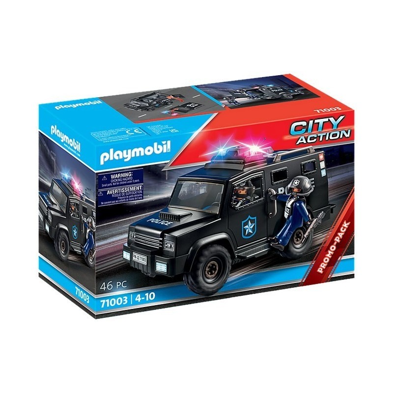 PLAYMOBIL® City Action - 71003 - Fourgon de police des forces spéciales