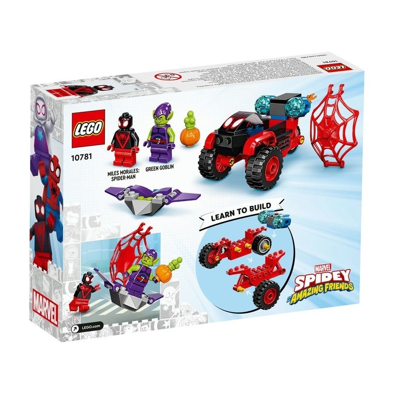 LEGO® Marvel Spiderman™ 10781 - Miles Morales : Le techno-trike de ...