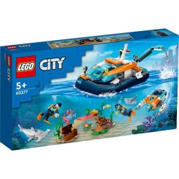 LEGO® City® 60377 - Le bateau d’exploration sous-marine