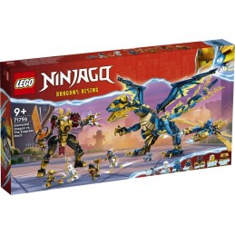 LEGO® Ninjago® 71796 - Le dragon élémentaire contre le robot de l’impératrice
