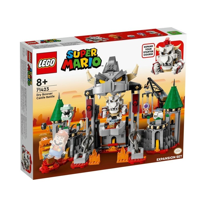 LEGO® Super Mario™ 71423 - Ensemble d’extension Bataille au château de Bowser Skelet