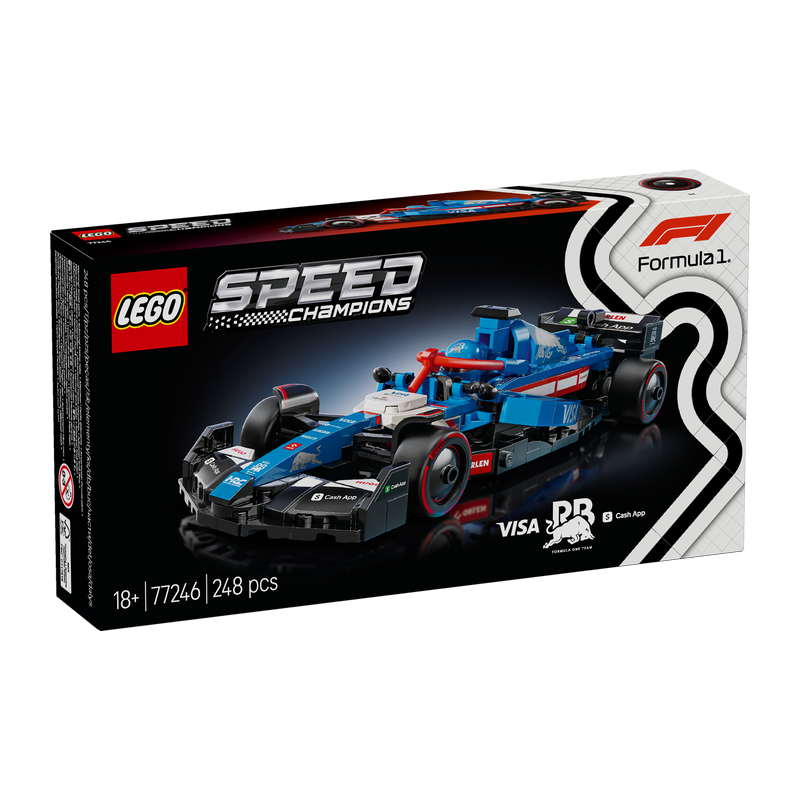 LEGO Speed Champions 77246 Voiture F1 Visa Cash App RB VCARB 01