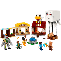 LEGO Minecraft 21273 Les Ghasts à l’attaque du village