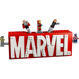 LEGO Marvel 76313 Logo MARVEL et ses super héros