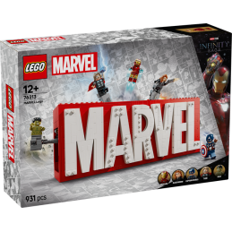 LEGO Marvel 76313 Logo MARVEL et ses super héros