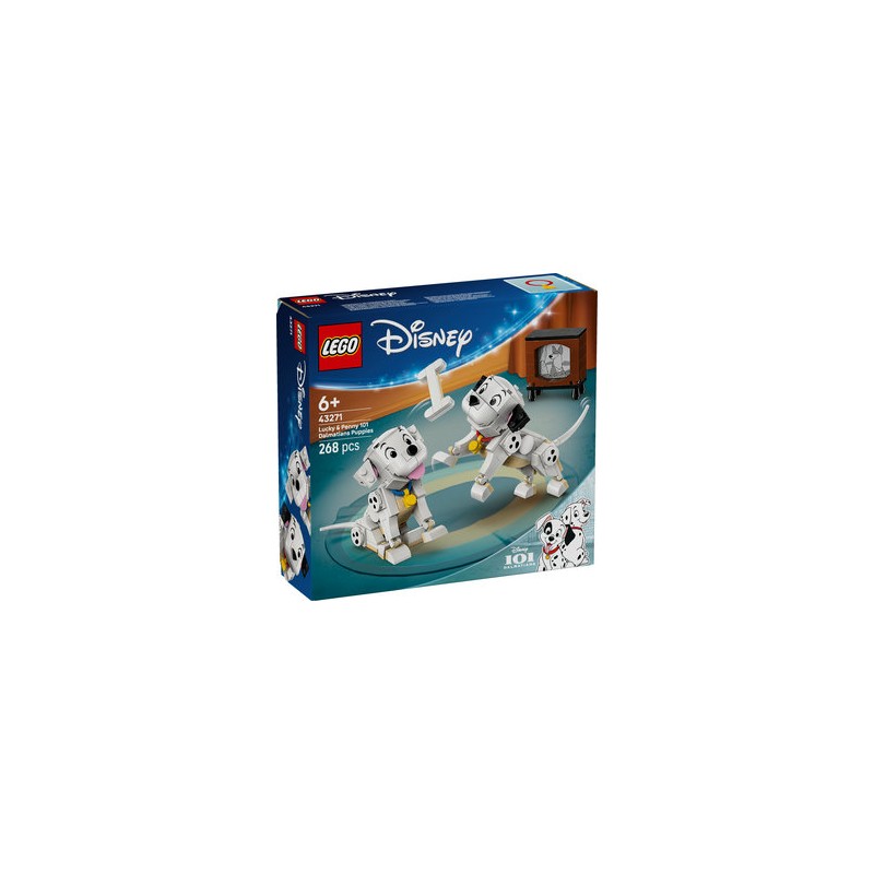 LEGO® Disney 43271 Lucky et Penny, les Chiots des 101 Dalmatiens