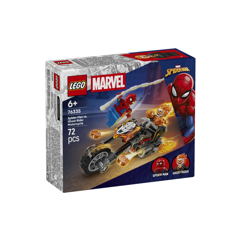 LEGO® Marvel 76335 Spider-Man et sa moto contre Ghost Rider