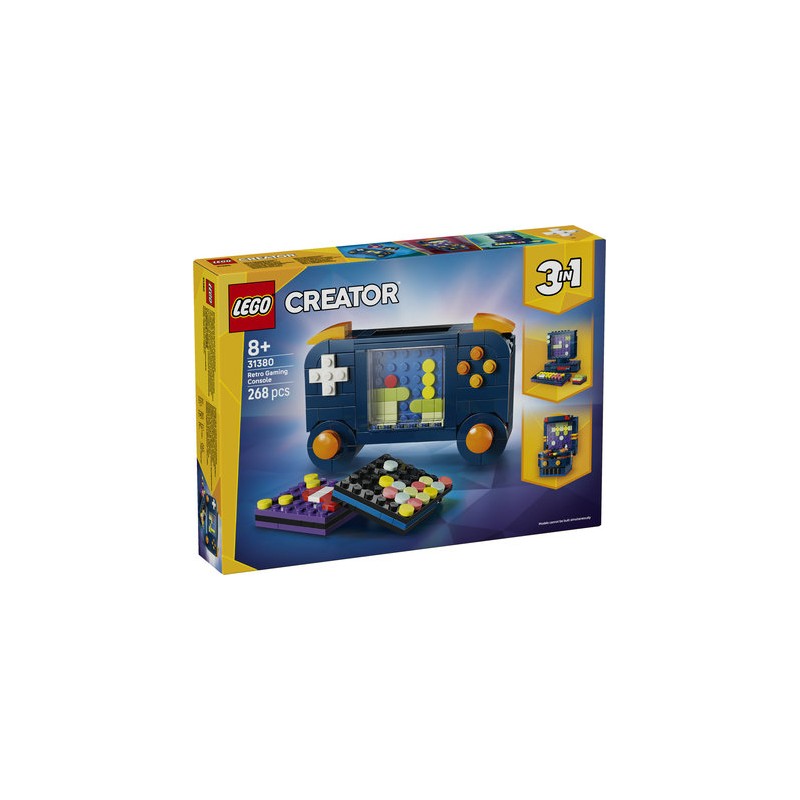 LEGO Creator 3-en-1 31380 La Console de Jeu Rétro