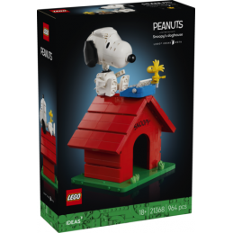 LEGO 21368 la niche de Snoopy
