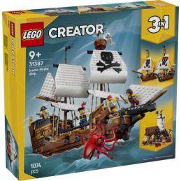 LEGO Creator 3-en-1 31387 Bateau pirate mythique