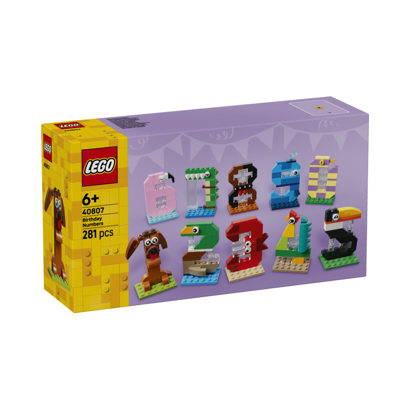 LEGO 40807 Les chiffres d’anniversaire