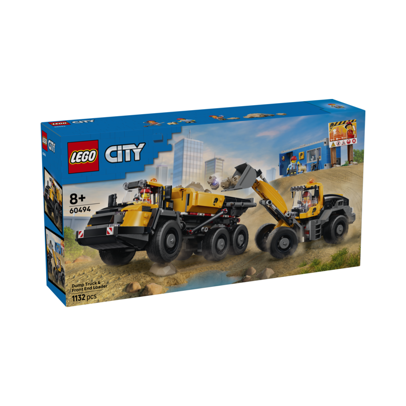 LEGO City 60494 Le camion-benne et la charge
