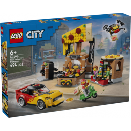 LEGO City 60496 La pizzeria et ses véhicules
