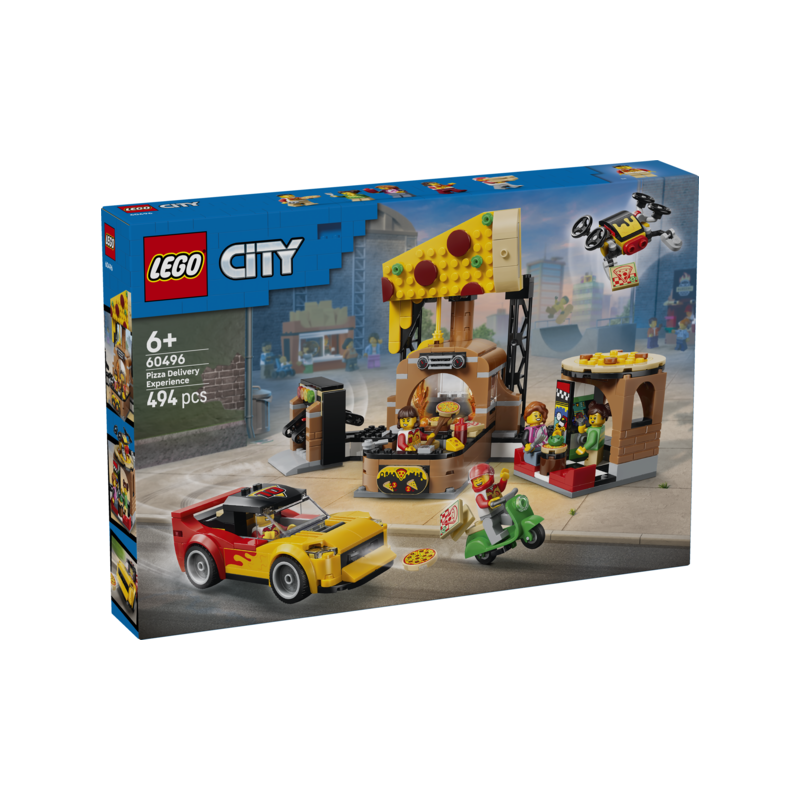 LEGO City 60496 La pizzeria et ses véhicules