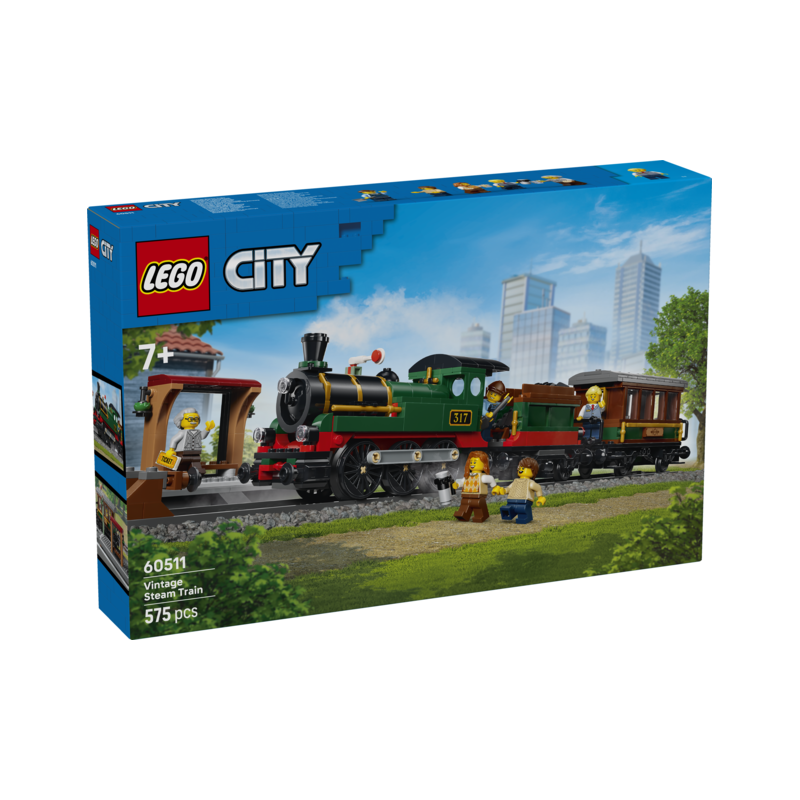 LEGO City 60511 Le train à vapeur rétro