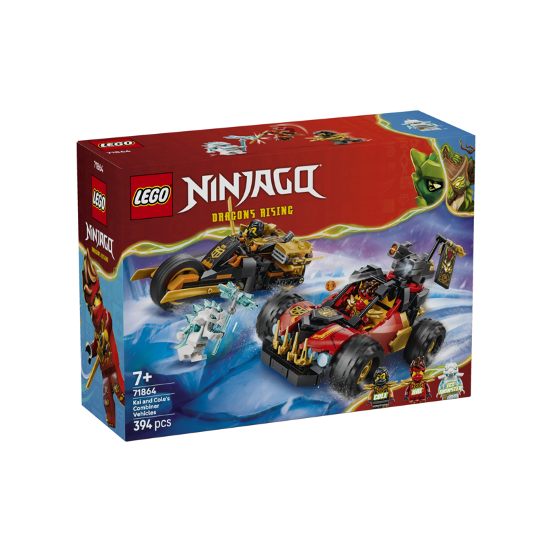LEGO NINJAGO 71864 Véhicules combinables de Kai..