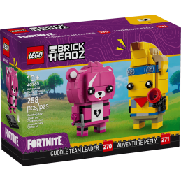 LEGO 40760 Brick Headz - Fornite - Bananaventurier et l’experte des câlins